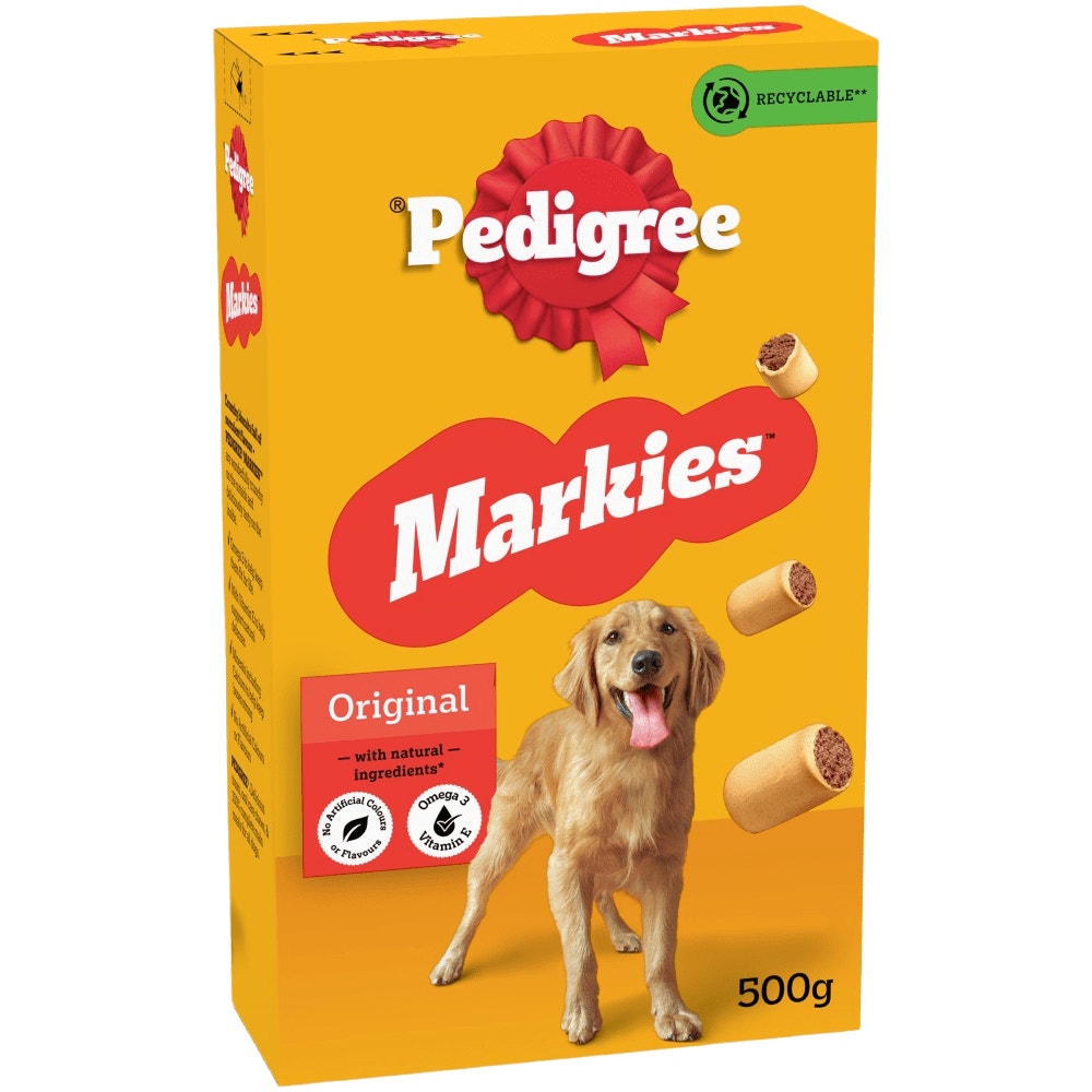 PEDIGREE® MARKIES™ Adult Dog Treat Biscuits 12.5kg, 1.5kg, 500g