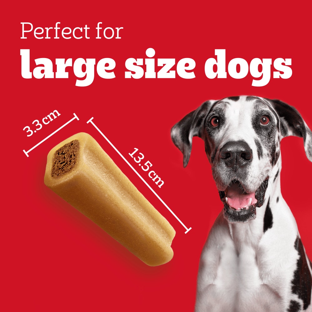 PEDIGREE® JUMBON Maxi Large Dog Treat  Beef and Poultry 1 Chew