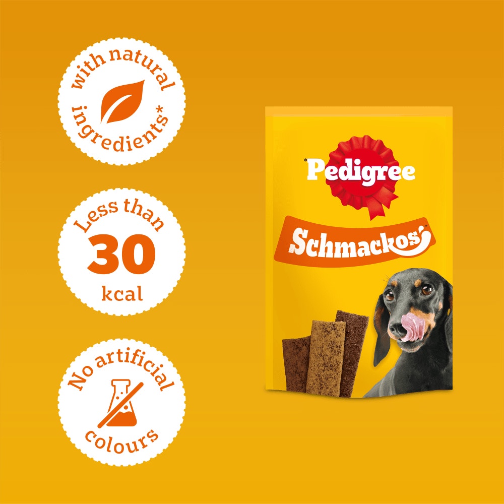 PEDIGREE® SCHMACKOS™ Dog Treats Multi Mix 790g, 144g, 86g