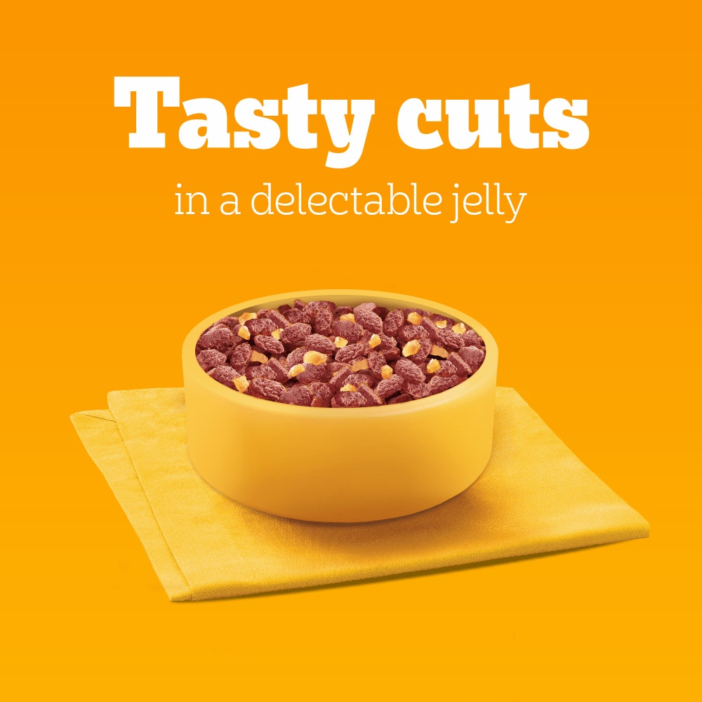 PEDIGREE® Adult Wet Dog Food Mixed Selection In Jelly Pouch 80 x 100g,40 x 100g,12 x 100g