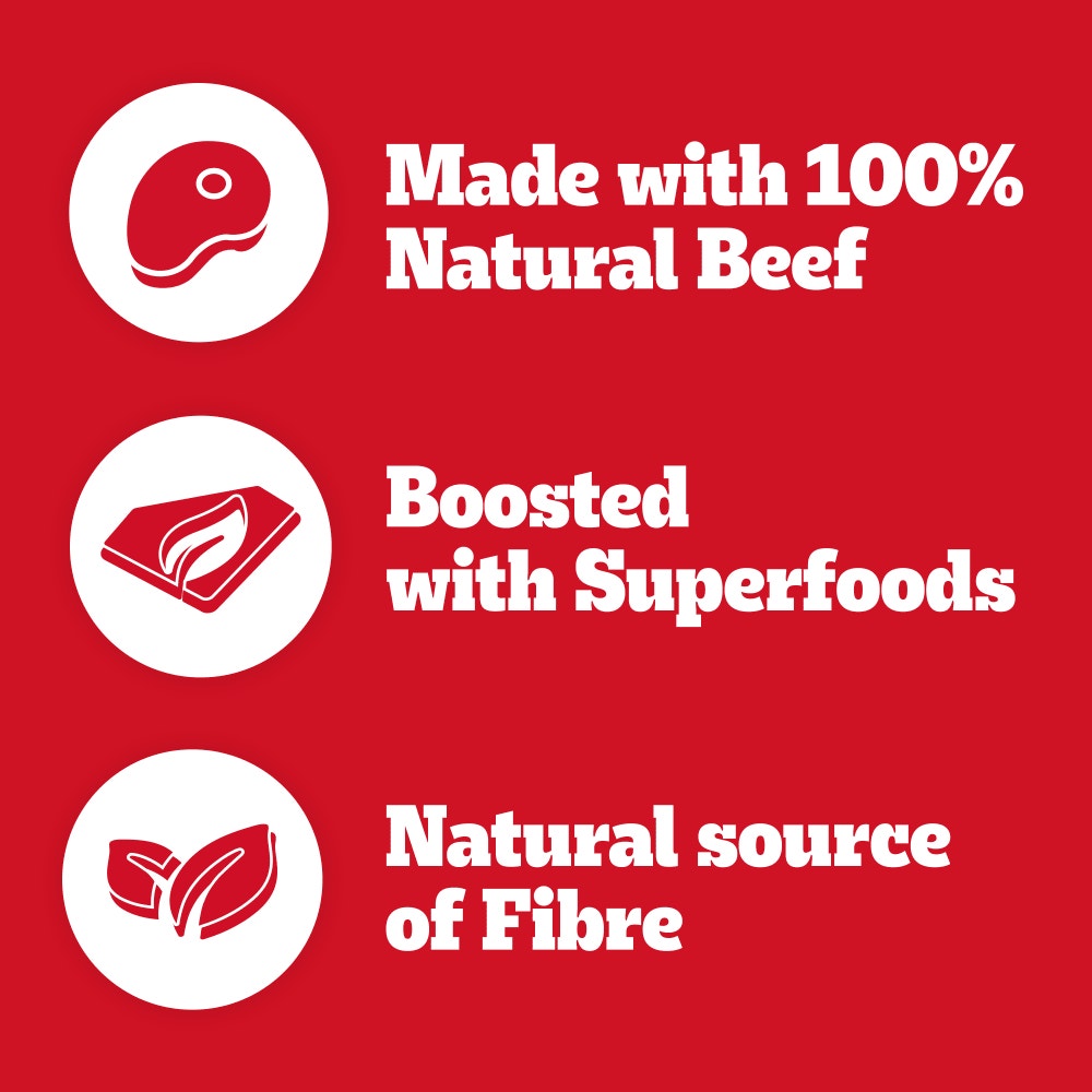 PEDIGREE® RANCHOS™ SUPERFOOD Beef Dog Treat Blueberries & Wholegrains 70g