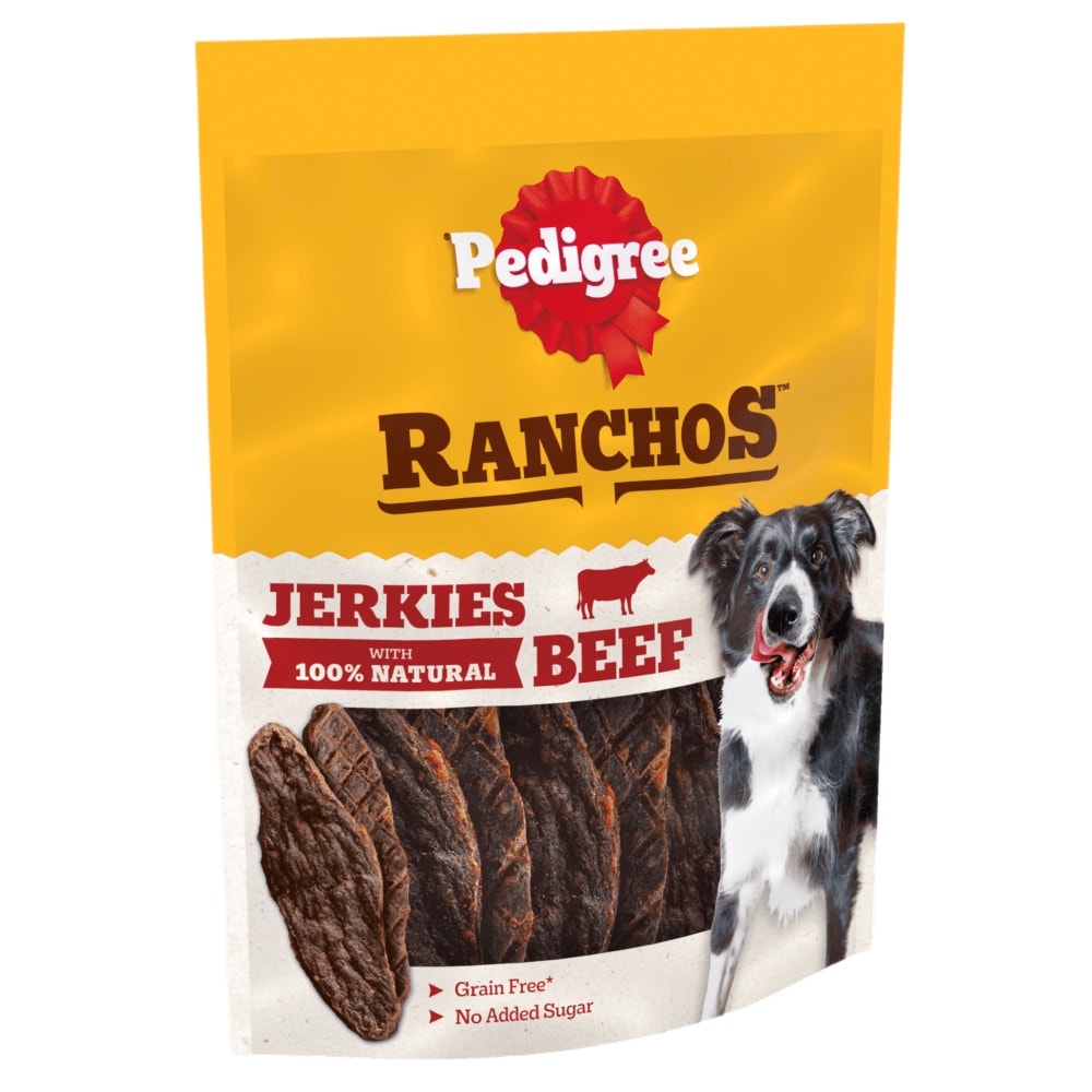 PEDIGREE® RANCHOS™ Originals Jerkies Dog Chew Treat Beef Flavour 70g
