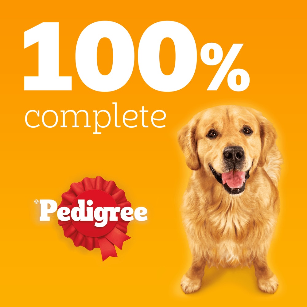 PEDIGREE® COMPLETE™ Adult Dry Dog Food Poultry and Vegetables 12kg, 3kg, 1.4kg