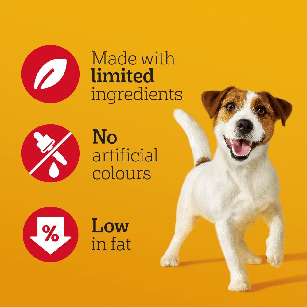 PEDIGREE® RANCHOS™ LASTIN LAYERS' Dog Chew Treat Chicken 12 x 40g  Mega Box