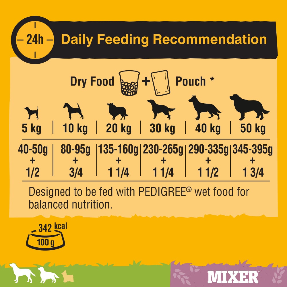 PEDIGREE® Dry MIXER™ Adult Dog 12kg
