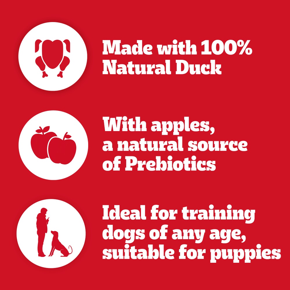 PEDIGREE® RANCHOS™ Dog Training Treat Cubes, With 100% Natural Duck, 70g