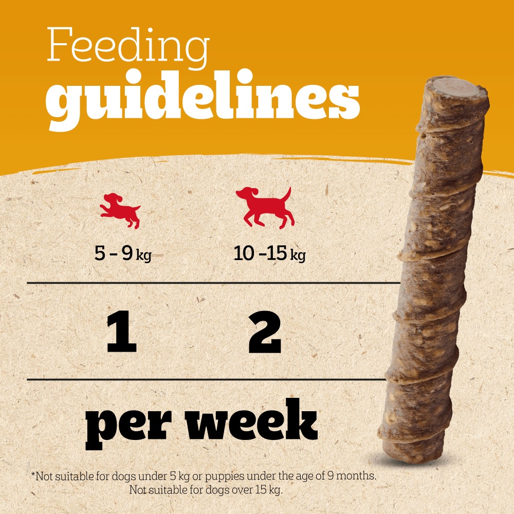 PEDIGREE® RANCHOS™ REWARD CENTRES Dog Chew Treat Chicken Mini 10x80g Mega Box