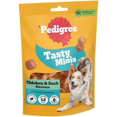 TASTY MINIS Dog Treats Chewy Chunks with Chicken & Duck